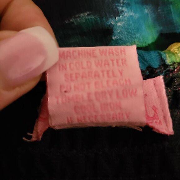 She's Cool Peacock Colorful Long Halter Top Empire Waist Flowy Maxi Dress - Picture 10 of 11